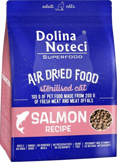 Dolina Noteci Superfood Sterilised Feline Med Laks 2 X 1 kg Dolina Noteci Superfood Sterilised Feline Med Laks 2 X 1 kg