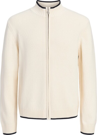 Jack & Jones Jorfrederiksberg Knit Zip Cardigan Cream L