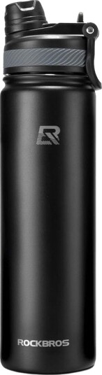 Rockbros 35210029002 Termodrikkeflaske 650ml Svart Rockbros 35210029002 Termodrikkeflaske 650ml Svart
