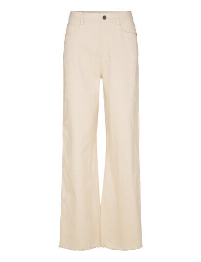 Minus Msennie Wide Leg Jeans - Cream - 36