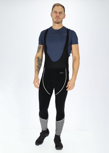Swedemount Giro Bike Bib Long Tights Thermal 2.0 BLACK/REFLECTIVE 3XL Sykkelbukser