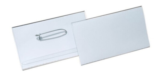 Namnskylt Durable nål 75x40 mm 100 st