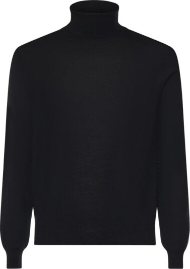 Mauro Ottaviani, Herre, Strikkevarer, Svart, 3XL,