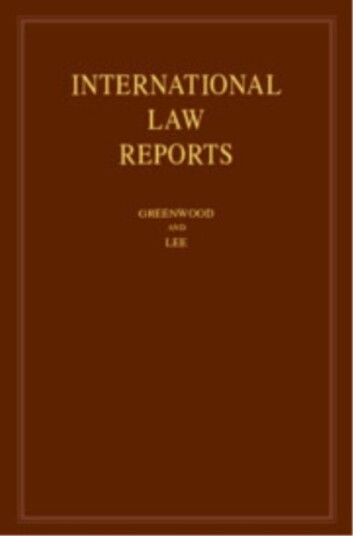 International Law Reports: Volume 210