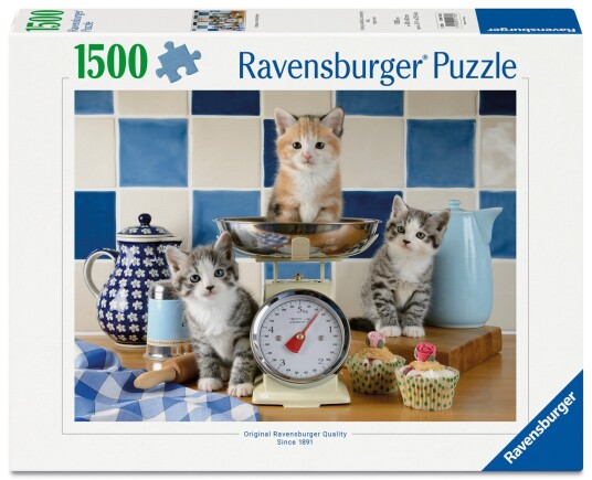 Ravensburger Puslespill 1500 Søte Katter