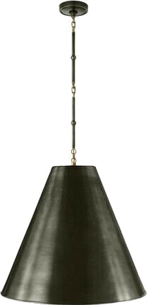 Mollino lysekrone bronse