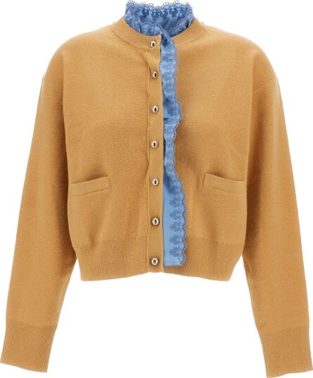 Rabanne Dame Strikkevarer Beige M,