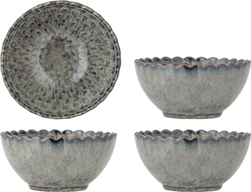 Bloomingville Katrina Bowl   Grey   Ø 15.5 CM