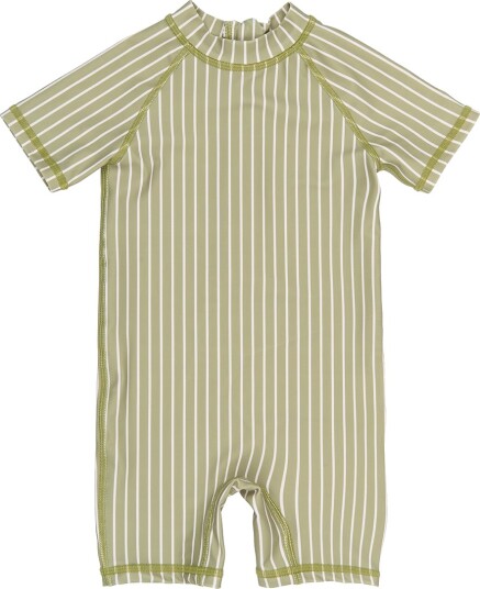 Petit Piao Ppemmet S_S Swim Jumpsuit   Khaki green   110/116