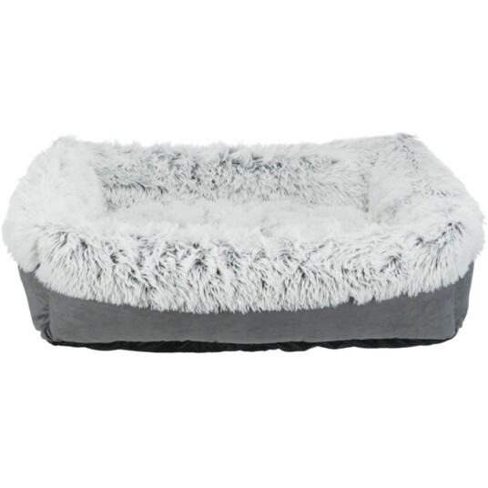 Trixie Hundeseng Harvey 100x75cm Fleece Grå/Hvit-Svart