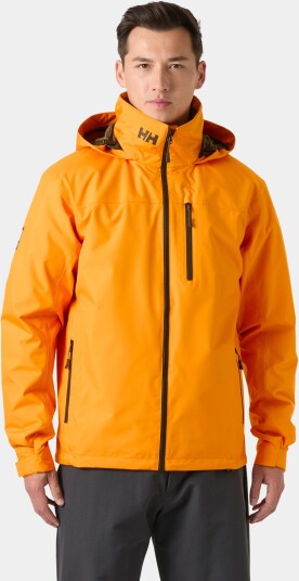 Helly Hansen Crew Mellomlags Seilerjakke Med Hette 2.0 Herre Oransje L