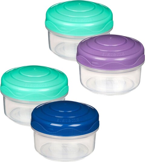 Sistema Yoghurt To Go 2-Pack 2x150 ML - Lime Blå Lilla - 2 Stk - 150 ml