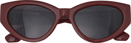 ROTATE Cat Eye Frame Burgundy ONE SIZE ROTATE Cat Eye Frame Burgundy ONE SIZE