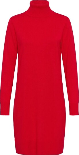 Saint Tropez U6801 Milasz Rollneck Dress   TRUE RED   S