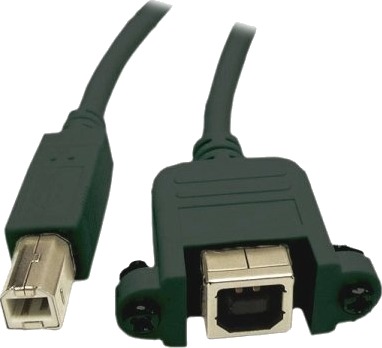 Alcasa Usb 2.0 B/B 1.8M 1,8 M Usb B Usb B Usb 2.0 Hankjønn/Hunkjønn Svart
