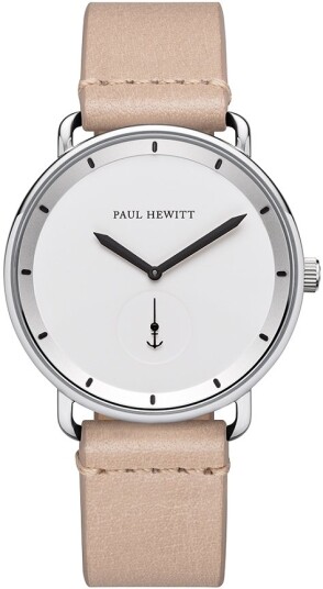 Paul Hewitt Herreklokke PH 6455650 Breakwater Hvit/Lær Ø42 mm Paul Hewitt Herreklokke PH 6455650 Breakwater Hvit/Lær Ø42 mm