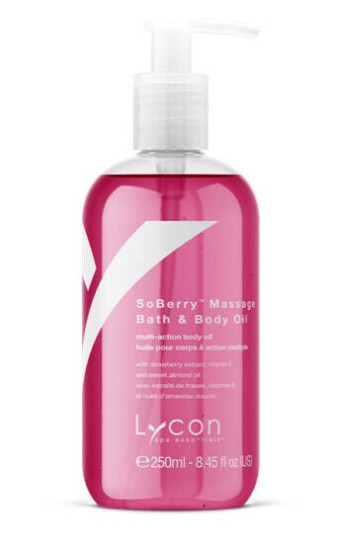 Lycon SoBerry Massage Bath and Body Oil 250ml