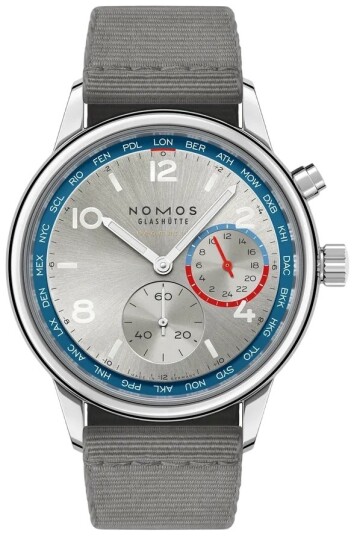 Nomos Glashütte Herreklokke N 791 textile Club Sport Neomatik