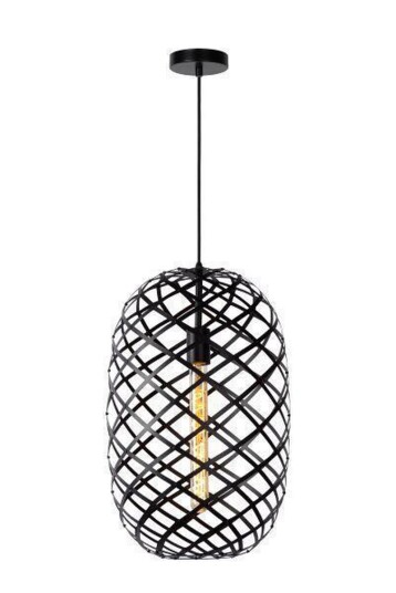 Lucide Wolfram takpendel 32 cm - Svart