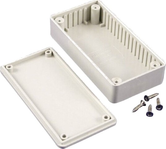 Hammond Electronics 1591Lsgy Universalkapsling 85 X 56 X 35 Abs Gråhvit Ral 7035 1 Stk