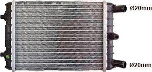 VAN WEZEL 03012704 Radiator motorkjøling VAN WEZEL 03012704 Radiator motorkjøling
