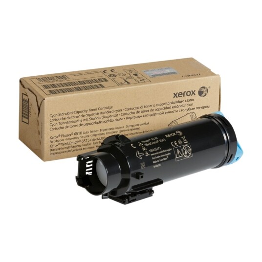 XEROX PHASER 6510 / WORKCENTRE 6515 CYAN FARGEPULVERKASSETT MED STANDARD KAPASITET (1 000 SIDER)