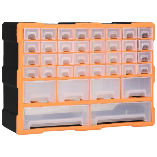 Sortimentskap med 38 skuffer 52x16x37,5 cm Sortimentskap med 38 skuffer 52x16x37,5 cm