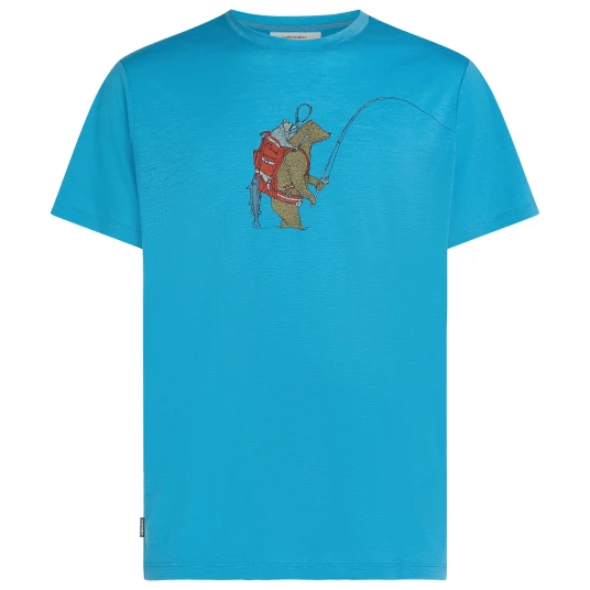 Icebreaker Men Merino 150 Tech Lite Ss Tee Bear Catch Arctic XL