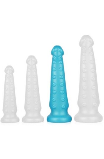 Tentakel Dildo Blue 30 cm