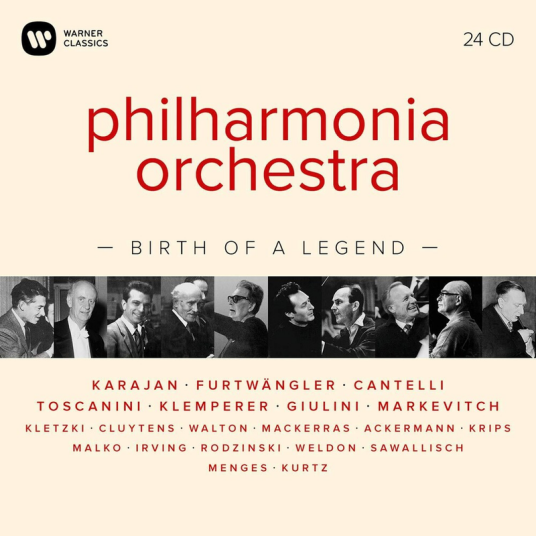 Philharmonia Orchestra  Philharmonia Orchestra: Birth Of A Legend 24cd  CD