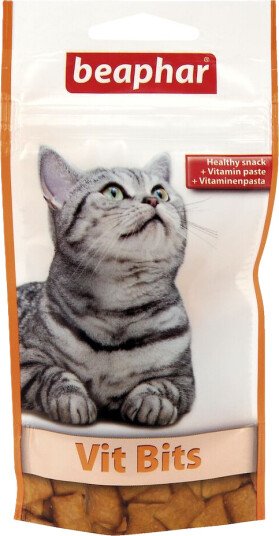 Beaphar Vit Bits 35g Kattegodteri for Helse og Pels Beaphar Vit Bits 35g Kattegodteri for Helse og Pels