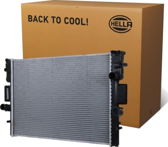 Radiator, motorkjøling HELLA 8MK 366 302-401