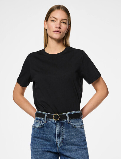 Pieces Pcbonna Jeans Belt Noos - Black - 95 Pieces Pcbonna Jeans Belt Noos - Black - 95