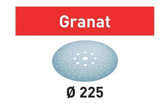 Festool Abrasive sheet Granat STF D225/128 P180 GR/25