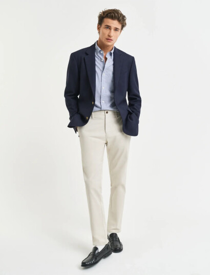 GANT Slim Chinos - Beige - 40 x 30 GANT Slim Chinos - Beige - 40 x 30