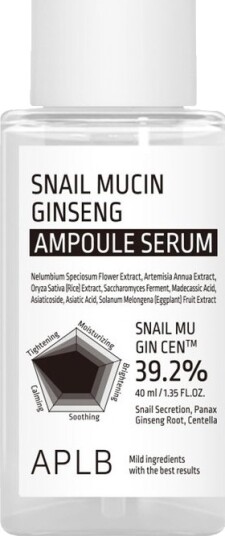 APLB Snail Mucin Ginseng Ampoule Serum 40ml