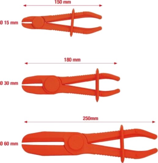 Ks Tools Slangeklemmetang i Plast 3 Deler 15-60mm Håndverktøy