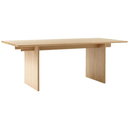 &Tradition Ita OS1 Desk With Cable Management 95x200 cm Oak