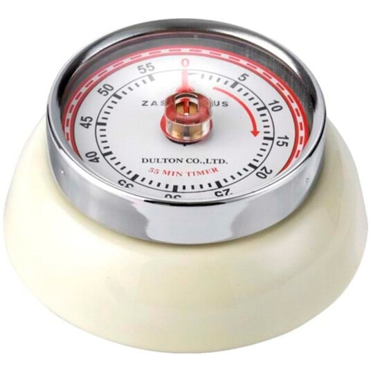 Zassenhaus Timer Kjøkkenur Cream Zassenhaus Timer Kjøkkenur Cream