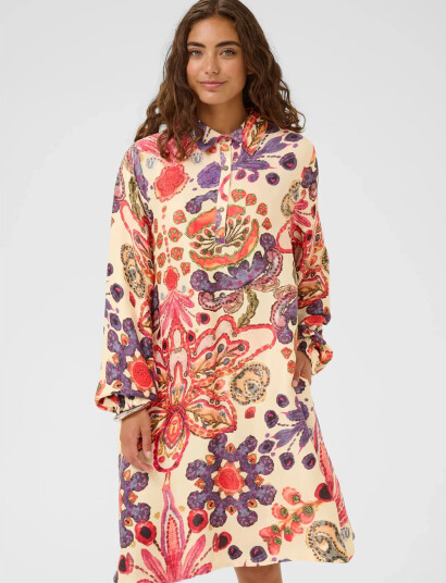 Culture Cumandy Short Dress Multi/patterned S Culture Cumandy Short Dress Multi/patterned S