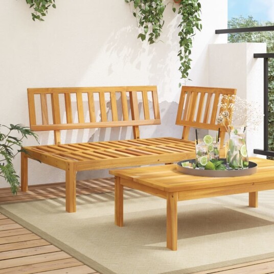  Hjørnesofa for hage paller heltre akasie 365844