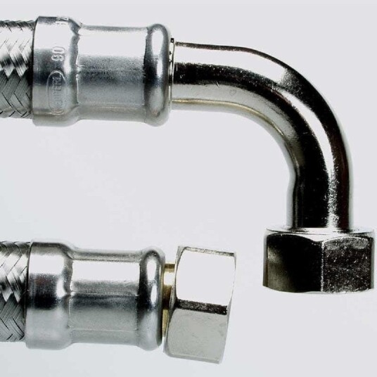 Neoperl Neoflex Trykkslange SPX 3/4"X3/4"/ 40cm Vinkel-rett