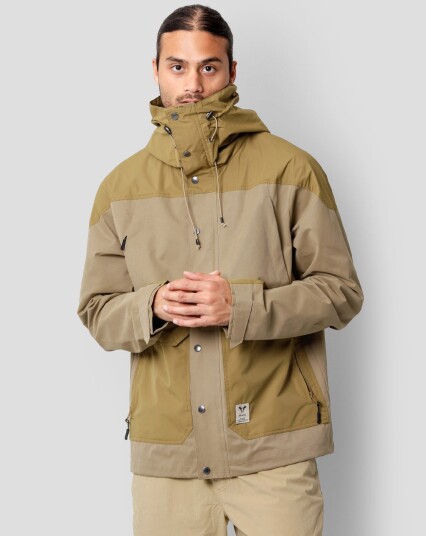 Fat Moose Malcom Mix Short Parka Beige