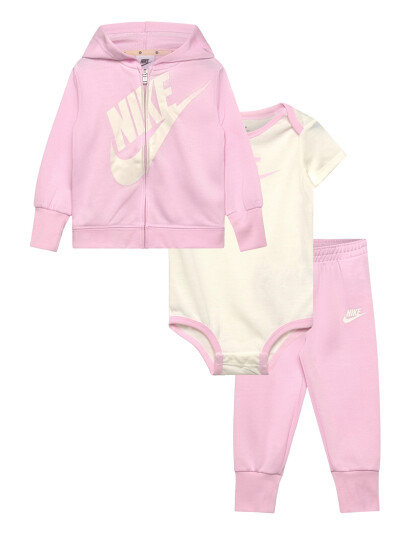 Nike 3C 3 Pc Bodysuit Pant Set Pink 80/86CM