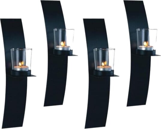 Lampett vägglykta bågljusstake 4 pack