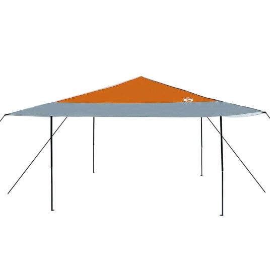 vidaXL Pop-up markise telt Oransje 400 x 400 cm stoff