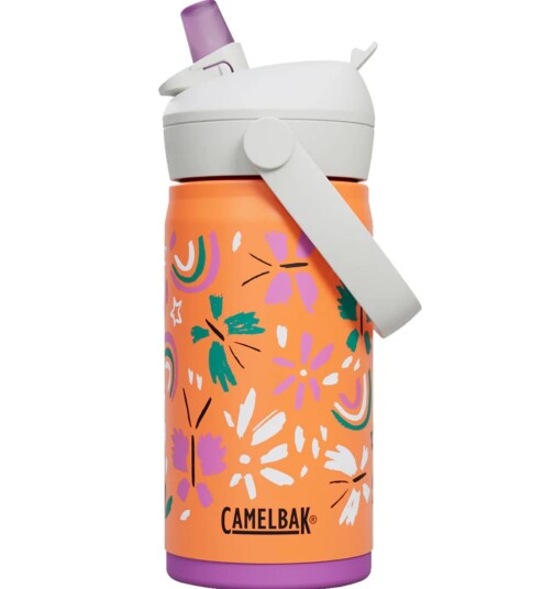 Camelbak Thrive Flip Straw Kids VSS drikkeflaske Butterfly Rainbow