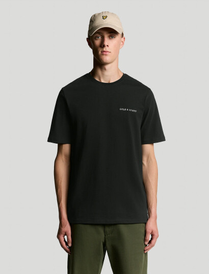Lyle & Scott Script T-Shirt - Black - S