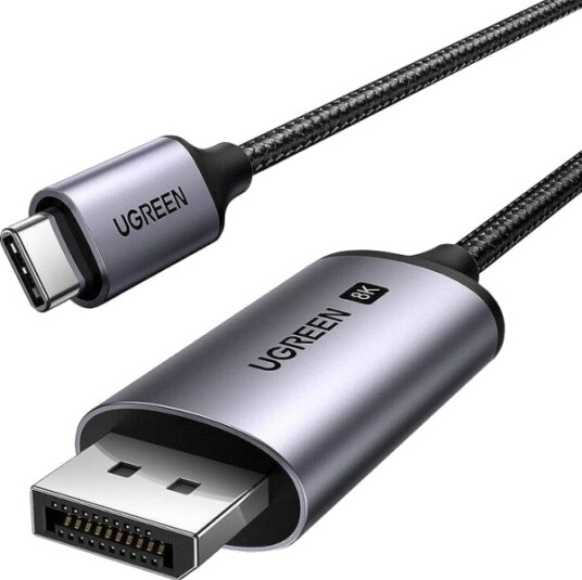 Ugreen USB-C til DisplayPort Kabel 8K 1m - Grå