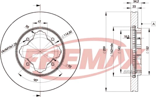 Bremseskive FREMAX BD-0836